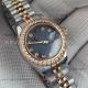 Perfect Replica Rolex Datejust Diamond Markers Blue Dial All Gold Case 28mm Women's Watch (10)_th.jpg